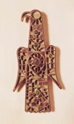 Eagle-shaped brooch