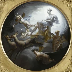 Diana on her chariot, 1821