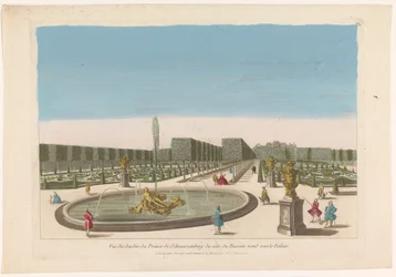 View of the Fountain in the Garden of Palais Schwarzenberg near Vienna