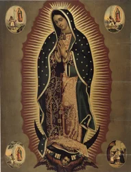 Representation of the Virgin of Guadalupe, Patron Saint of Mexico