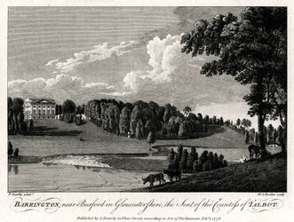 Barrington, near Burford in Gloucestershire, the Seat of the Countess of Talbot