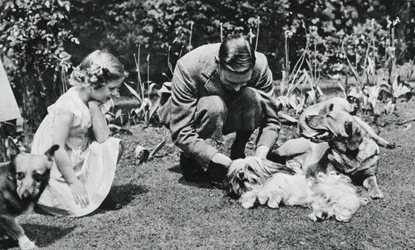 King George VI and Princess Margaret Rose