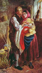 The Blind Basket Maker with his First Child