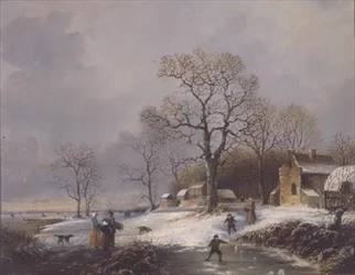 Dutch Winter Scene