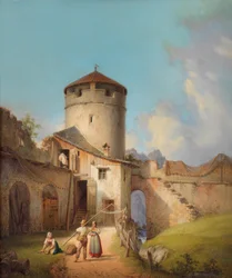 Part of Kelheim on the Danube