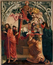Death of Saint Mary, the apostles surrounding