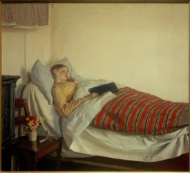 A Sick Young Girl. Tine Normand