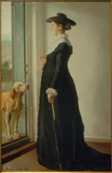 Portrait of My Wife. The Painter Anna Ancher