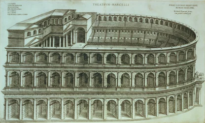 Plan of the Theatre of Marcellus, Rome