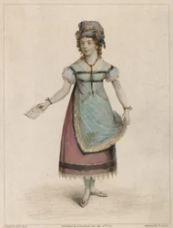 Miss S Booth as Christine in Love in Humble Life
