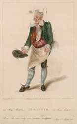 Mr Gattie as Monsieur Morbleu in Monsieur Tonson