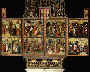 Main Altar of the Monastery Church in Blaubeuren