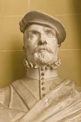 Copy of a Portrait Bust of Hernan Cortes