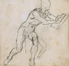 A Nude Seated Man, c1490-1560
