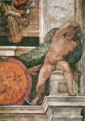 Sistine Chapel ceiling (detail)