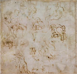 Eight Small Figure Studies, c1490-1560