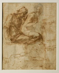 The Virgin, Child, and Saint Anne, a Male Nude