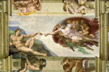 Sistine Chapel Ceiling (1508-12): Creation of Adam