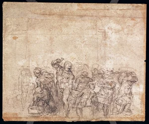 Study of Figures for a Narrative Scene (verso)