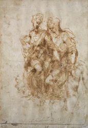 Study of St. Anne, After Leonardo Da Vinci