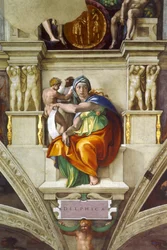 The Delphic Sibyl, Sistine Chapel Ceiling, Vatican
