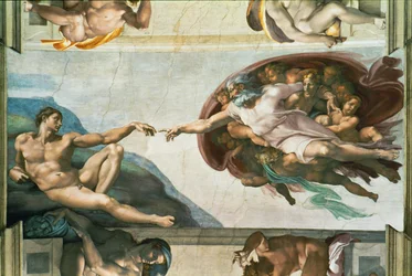 The Sistine Chapel; Ceiling Frescos after Restoration