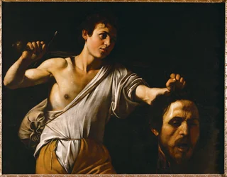 David Showing Goliath