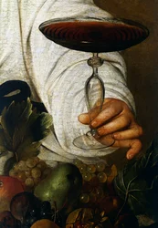 Glass of wine, (detail)
