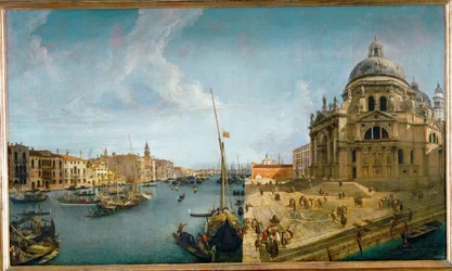 Entry to the Grand Canal and the Church of Santa Maria della Salute, Venice