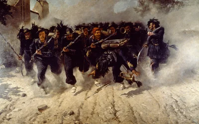 Bersaglieri Charge at Porta Pia, by Michele Cammarano