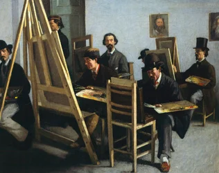 School of Painting, Circa 1865
