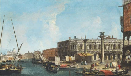 Entrance to the Grand Canal in Venice