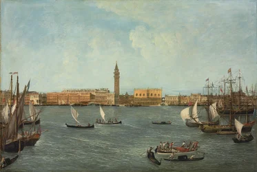 The Bacino di San Marco, Venice, Looking Towards the Molo