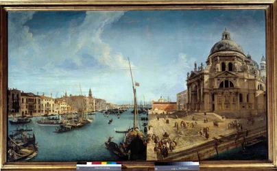 View on the Entrance of the Grand Canal and on the Church of Salute in Venice