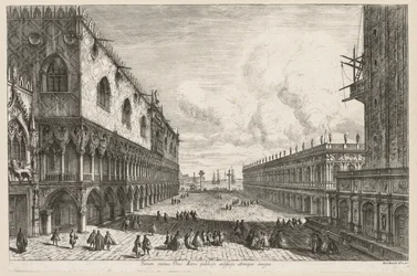 Views of Venice: The Piazzetta, 1741