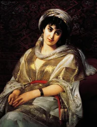 The oriental woman