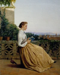Reading on the Terrace