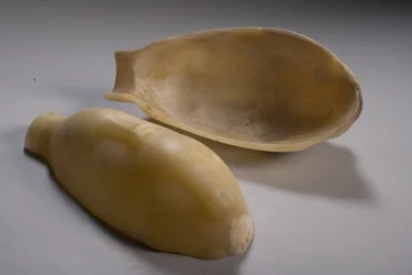 Two part vessel in the form of a duck