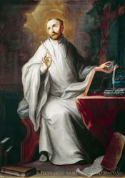 St Bernard, by Miguel Cabrera