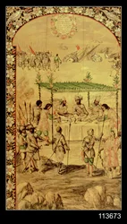 The Conquest of Mexico: Hernando Cortes Orders the Destruction of the Ships and Meets with the Ambassadors of Montezuma in 1520