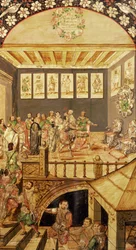 The Conquest of Mexico: the Visit of Hernando Cortes to Montezuma in 1520