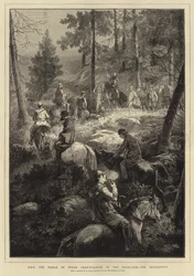 H R H the Prince of Wales Deer-Stalking