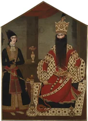 Portrait of Fath Ali Shah Standing