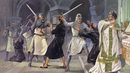 The murder of Thomas a Becket