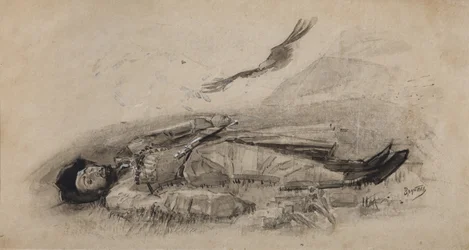 Illustration to the Poem Ismail-Bey by M. Lermontov
