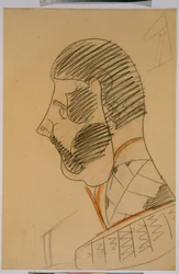 Emperor Alexander II of Russia (1818-1881) (Drawing by Mikhail Alexandrovich Vrubel)