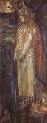 Singer Nadezhda Zabela-Vrubel as Princess Volkhova in the Opera Sadko by N. Rimsky-Korsakov