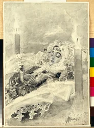 Tamara in the Coffin