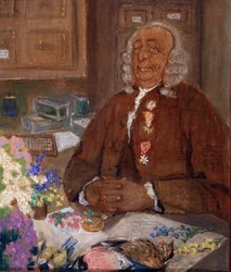 Portrait of Charles Linnaeus (Carl von Linné, Linnaeus 1707-1778), Swedish Naturalist