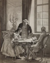 Russian Language Lesson of Empress Catherine II, 1894